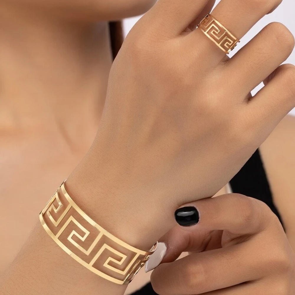 New cuff bracelet  ring set - Picture 5 of 5